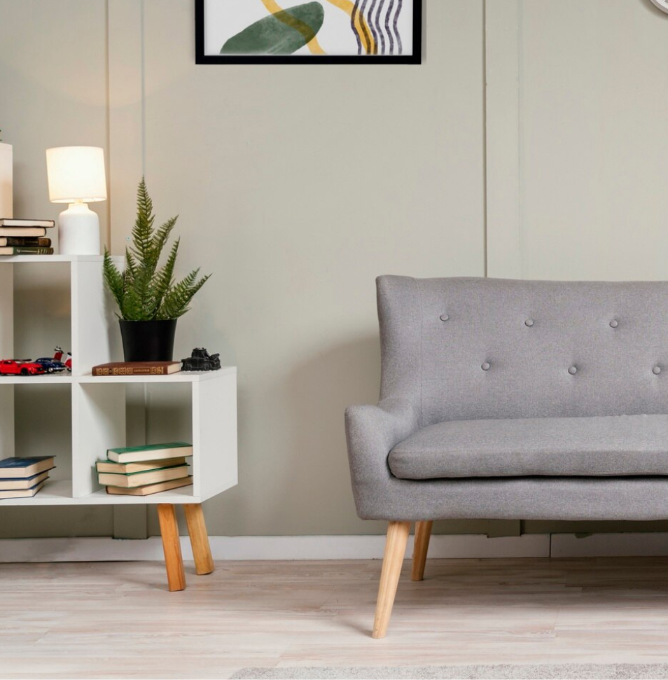 mesa de comedor de microcemento moderna